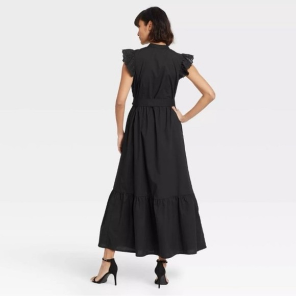 Who what wear embroidered maxi dress  Sz M - Picture 2 of 9